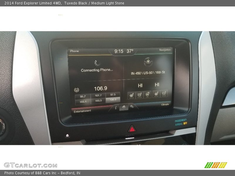 Tuxedo Black / Medium Light Stone 2014 Ford Explorer Limited 4WD