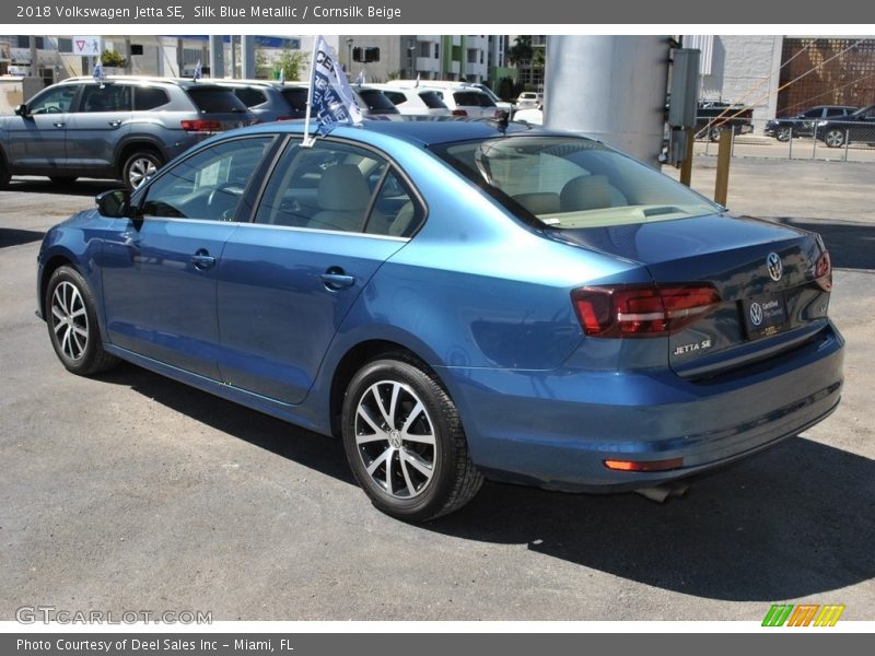 Silk Blue Metallic / Cornsilk Beige 2018 Volkswagen Jetta SE