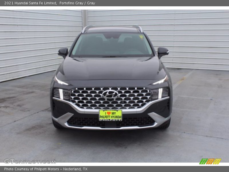 Portofino Gray / Gray 2021 Hyundai Santa Fe Limited