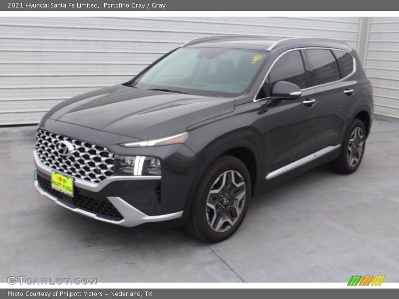 Portofino Gray / Gray 2021 Hyundai Santa Fe Limited