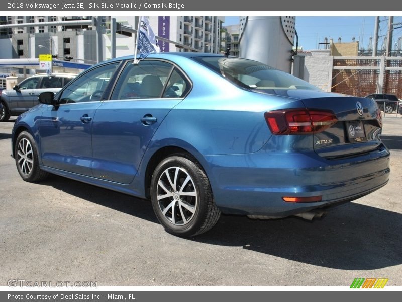 Silk Blue Metallic / Cornsilk Beige 2018 Volkswagen Jetta SE