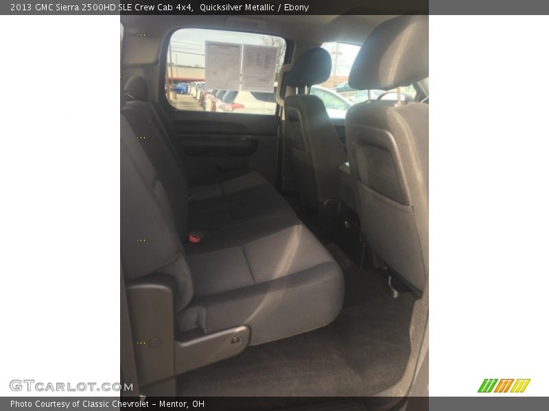 Quicksilver Metallic / Ebony 2013 GMC Sierra 2500HD SLE Crew Cab 4x4
