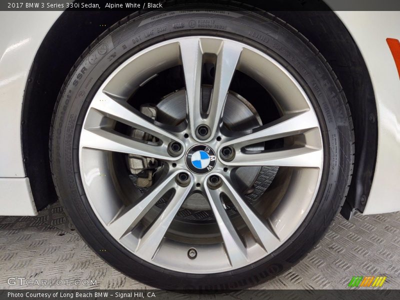 Alpine White / Black 2017 BMW 3 Series 330i Sedan