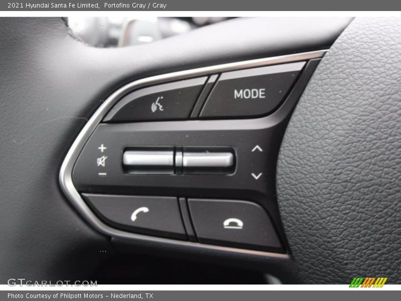 Portofino Gray / Gray 2021 Hyundai Santa Fe Limited