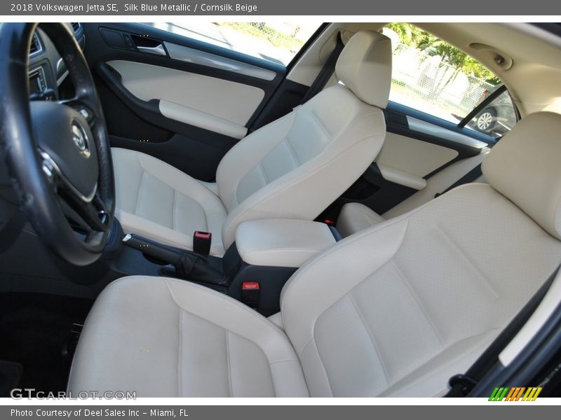 Silk Blue Metallic / Cornsilk Beige 2018 Volkswagen Jetta SE
