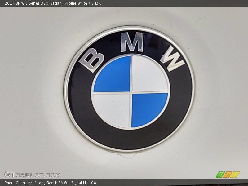 Alpine White / Black 2017 BMW 3 Series 330i Sedan