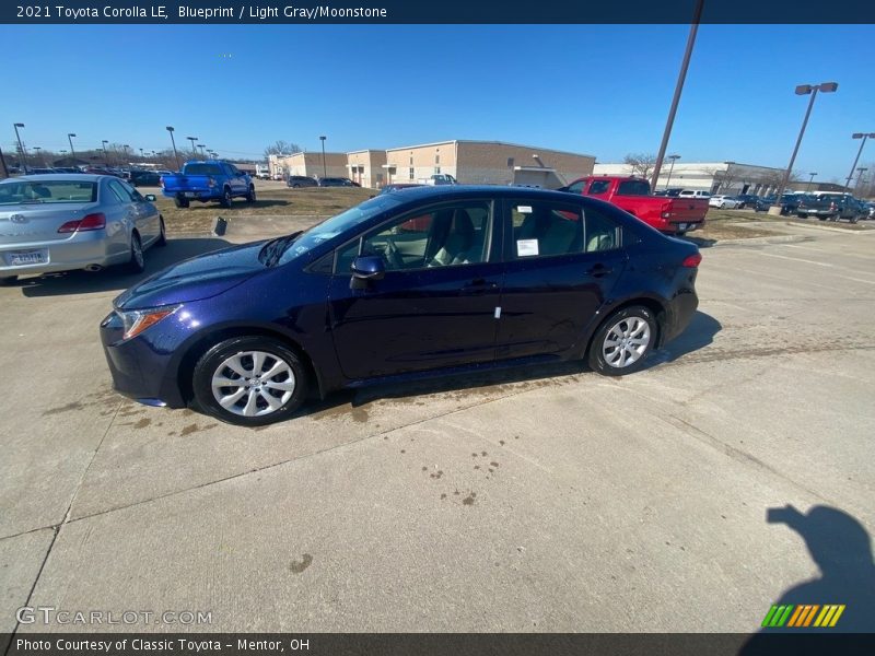 Blueprint / Light Gray/Moonstone 2021 Toyota Corolla LE