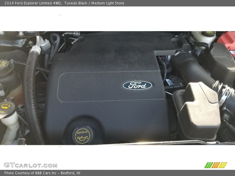 Tuxedo Black / Medium Light Stone 2014 Ford Explorer Limited 4WD