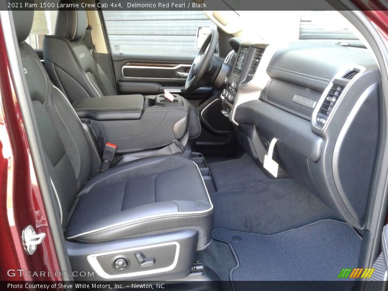 Delmonico Red Pearl / Black 2021 Ram 1500 Laramie Crew Cab 4x4