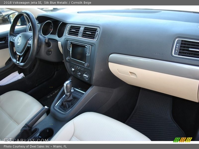 Silk Blue Metallic / Cornsilk Beige 2018 Volkswagen Jetta SE