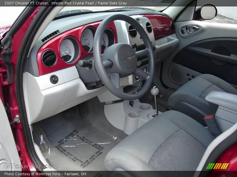 Inferno Red Crystal Pearl / Pastel Slate Gray 2007 Chrysler PT Cruiser