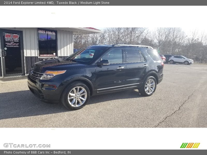 Tuxedo Black / Medium Light Stone 2014 Ford Explorer Limited 4WD