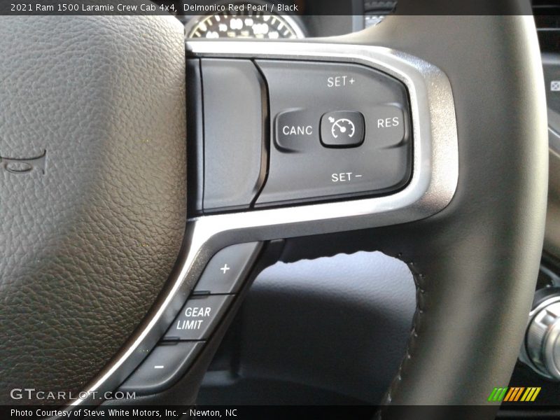 Delmonico Red Pearl / Black 2021 Ram 1500 Laramie Crew Cab 4x4
