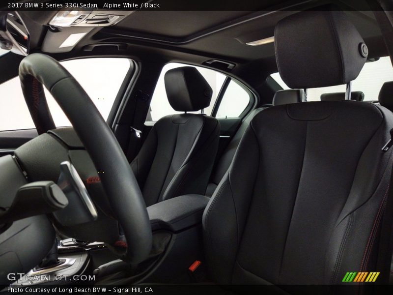 Alpine White / Black 2017 BMW 3 Series 330i Sedan
