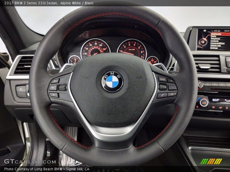 Alpine White / Black 2017 BMW 3 Series 330i Sedan