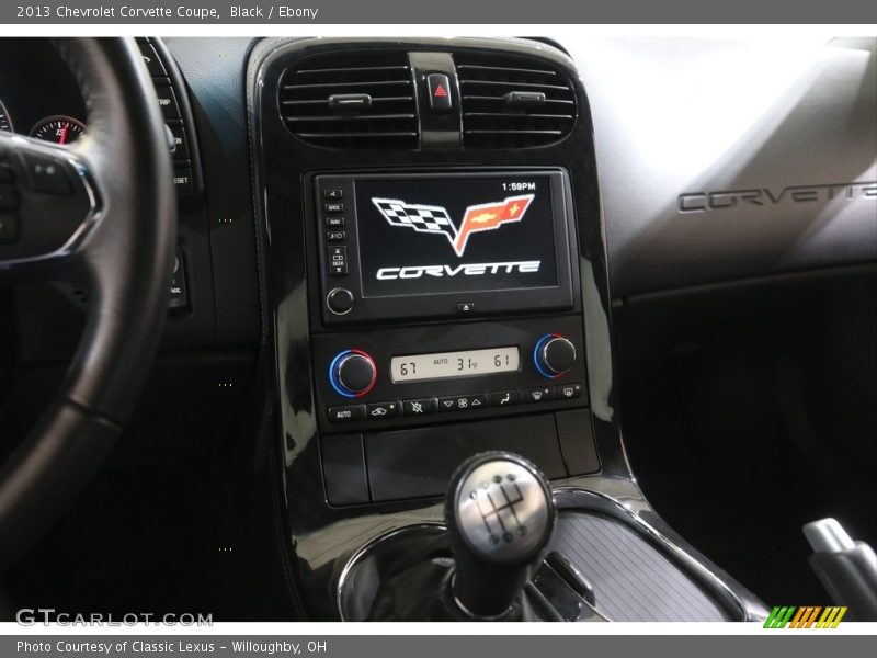 Black / Ebony 2013 Chevrolet Corvette Coupe