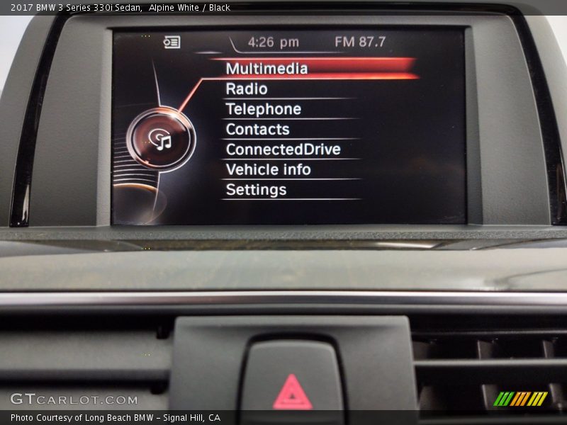 Alpine White / Black 2017 BMW 3 Series 330i Sedan