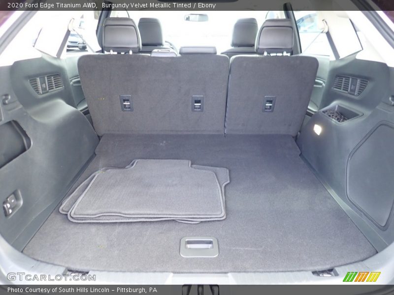 Burgundy Velvet Metallic Tinted / Ebony 2020 Ford Edge Titanium AWD