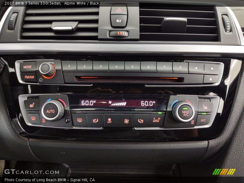 Alpine White / Black 2017 BMW 3 Series 330i Sedan