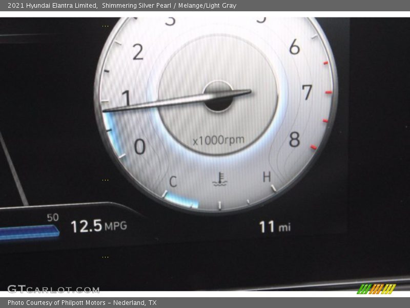 Shimmering Silver Pearl / Melange/Light Gray 2021 Hyundai Elantra Limited