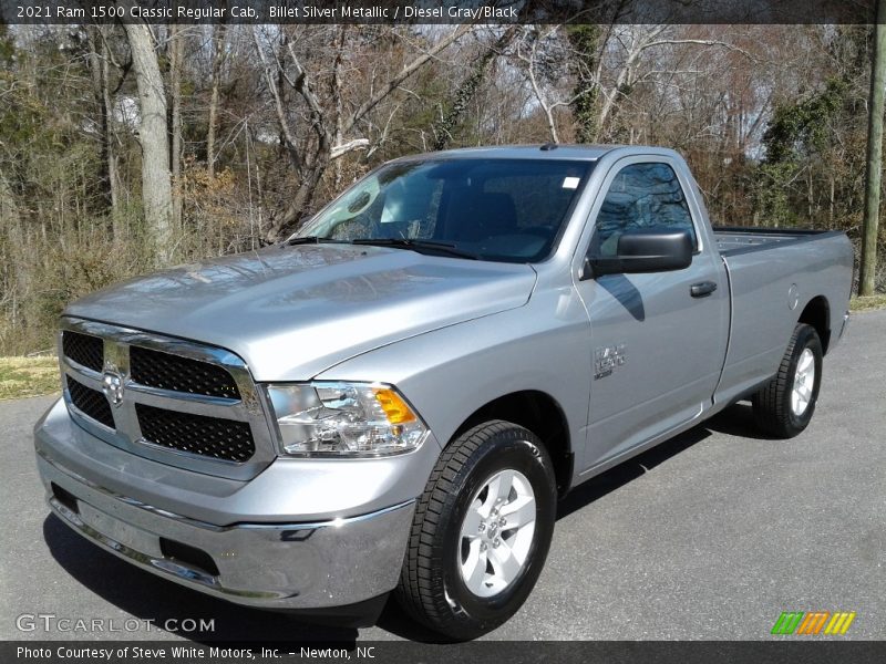 Billet Silver Metallic / Diesel Gray/Black 2021 Ram 1500 Classic Regular Cab