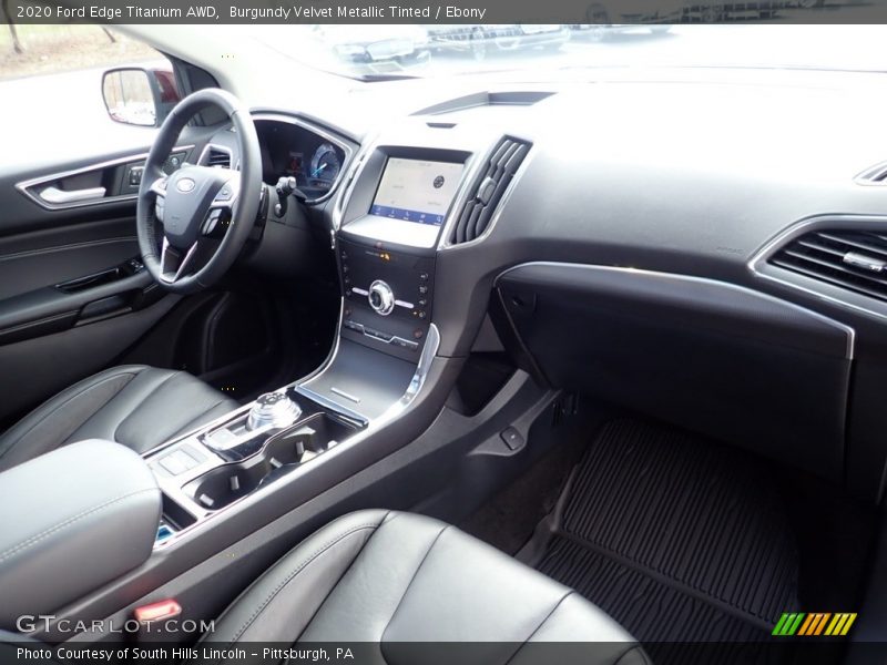 Burgundy Velvet Metallic Tinted / Ebony 2020 Ford Edge Titanium AWD