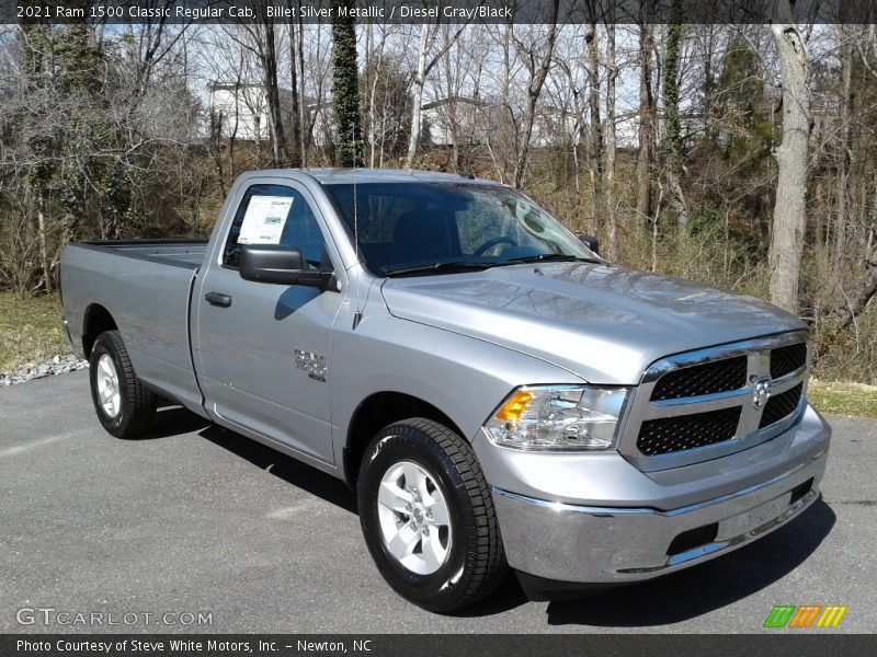 Billet Silver Metallic / Diesel Gray/Black 2021 Ram 1500 Classic Regular Cab