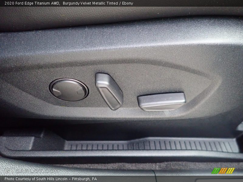 Burgundy Velvet Metallic Tinted / Ebony 2020 Ford Edge Titanium AWD