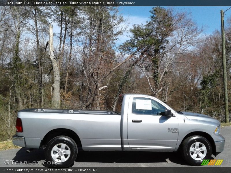 Billet Silver Metallic / Diesel Gray/Black 2021 Ram 1500 Classic Regular Cab