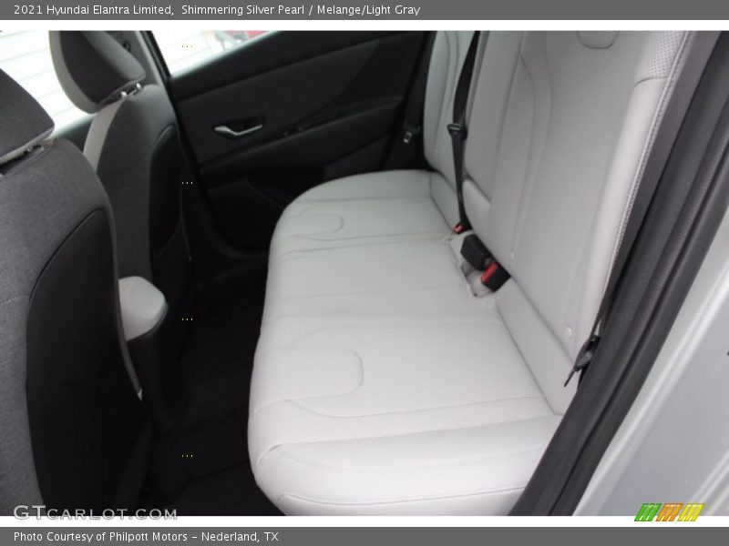 Shimmering Silver Pearl / Melange/Light Gray 2021 Hyundai Elantra Limited