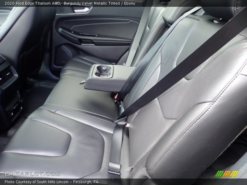 Burgundy Velvet Metallic Tinted / Ebony 2020 Ford Edge Titanium AWD