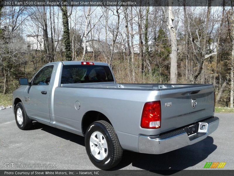 Billet Silver Metallic / Diesel Gray/Black 2021 Ram 1500 Classic Regular Cab