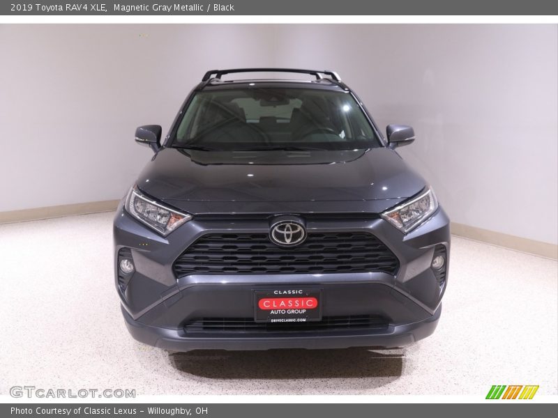 Magnetic Gray Metallic / Black 2019 Toyota RAV4 XLE