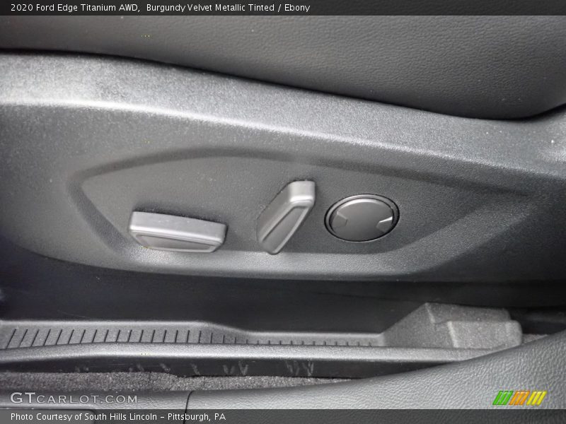 Burgundy Velvet Metallic Tinted / Ebony 2020 Ford Edge Titanium AWD