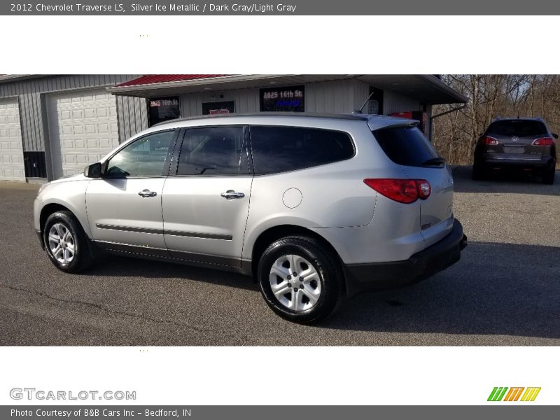 Silver Ice Metallic / Dark Gray/Light Gray 2012 Chevrolet Traverse LS