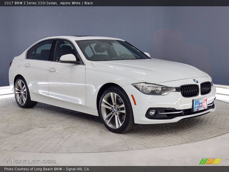 Alpine White / Black 2017 BMW 3 Series 330i Sedan