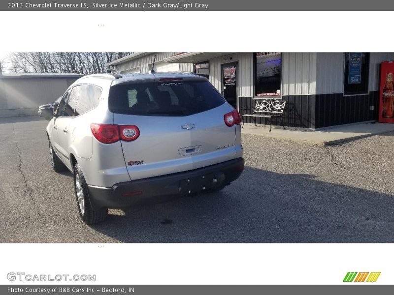 Silver Ice Metallic / Dark Gray/Light Gray 2012 Chevrolet Traverse LS