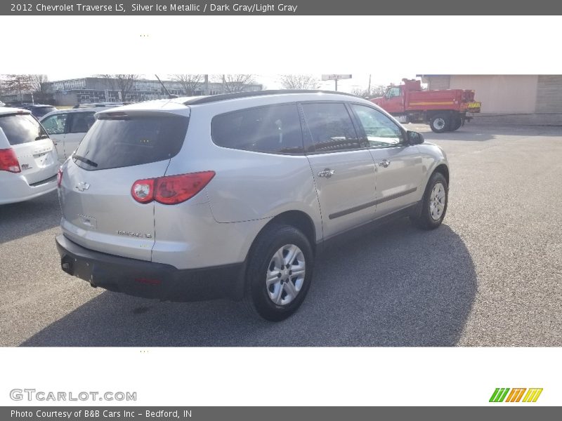 Silver Ice Metallic / Dark Gray/Light Gray 2012 Chevrolet Traverse LS