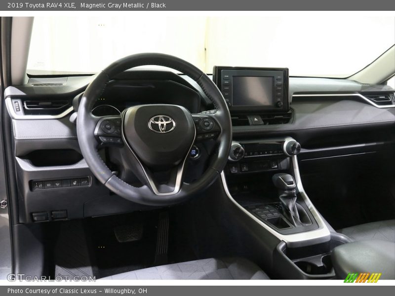 Magnetic Gray Metallic / Black 2019 Toyota RAV4 XLE