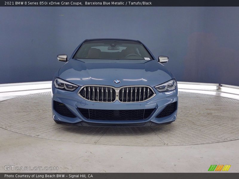 Barcelona Blue Metallic / Tartufo/Black 2021 BMW 8 Series 850i xDrive Gran Coupe