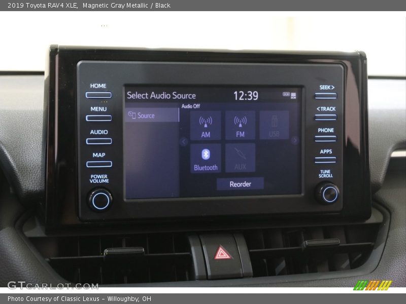 Magnetic Gray Metallic / Black 2019 Toyota RAV4 XLE
