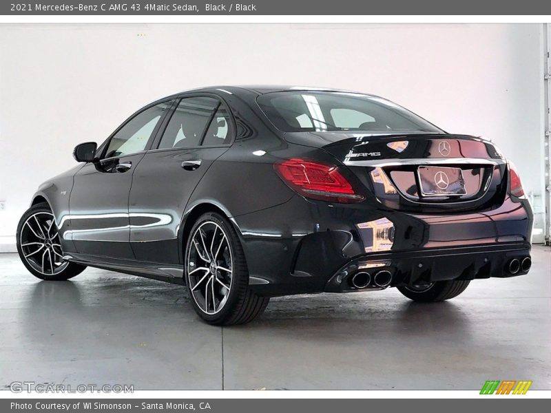 Black / Black 2021 Mercedes-Benz C AMG 43 4Matic Sedan