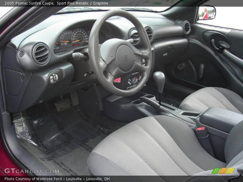 Sport Red Metallic / Graphite 2005 Pontiac Sunfire Coupe