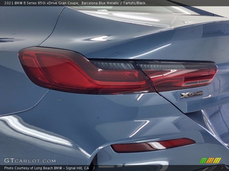 Barcelona Blue Metallic / Tartufo/Black 2021 BMW 8 Series 850i xDrive Gran Coupe