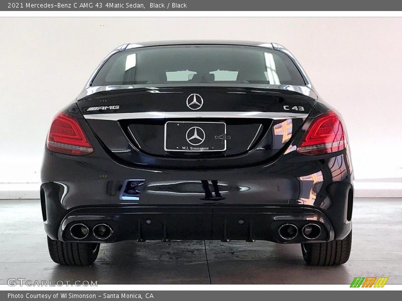 Black / Black 2021 Mercedes-Benz C AMG 43 4Matic Sedan