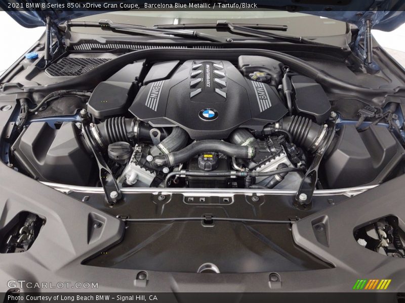  2021 8 Series 850i xDrive Gran Coupe Engine - 4.4 Liter M TwinPower Turbocharged DOHC 32-Valve VVT V8
