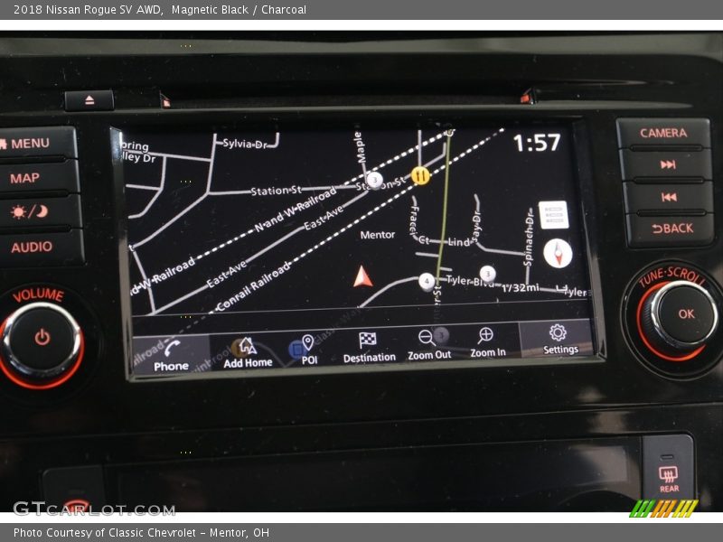 Navigation of 2018 Rogue SV AWD