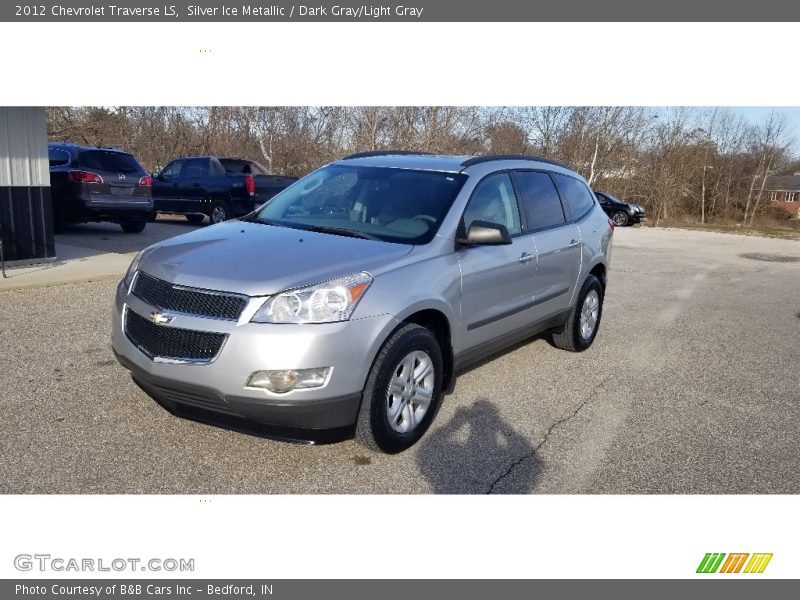 Silver Ice Metallic / Dark Gray/Light Gray 2012 Chevrolet Traverse LS