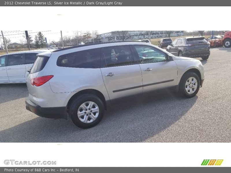 Silver Ice Metallic / Dark Gray/Light Gray 2012 Chevrolet Traverse LS