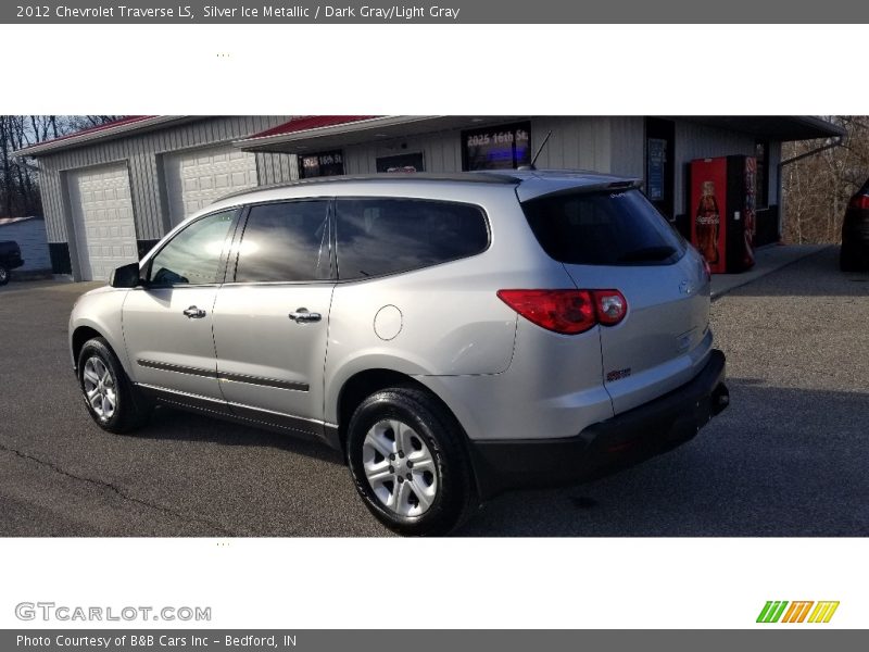 Silver Ice Metallic / Dark Gray/Light Gray 2012 Chevrolet Traverse LS
